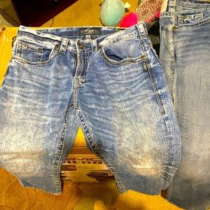 Men’s Silver Jeans